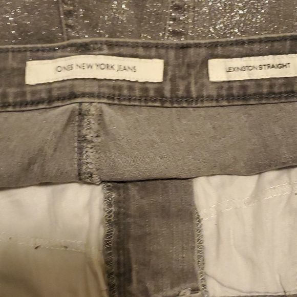 Jones New York Lexington straight silver crop jean - Picture 3 of 8